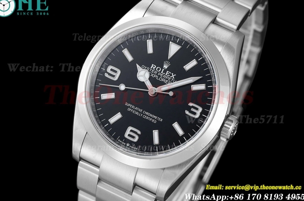 36mm 124270 SS SS I VS3230 Black Dial VSF Explorer 0212